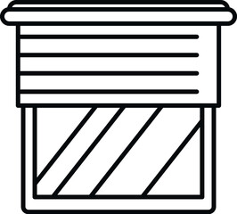 Window blinds closing for privacy and light regulation