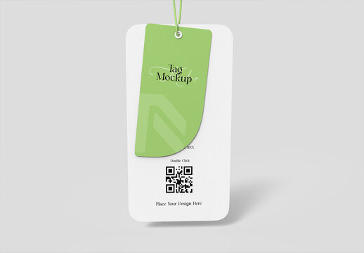 Price Tag Mockup PSD Template