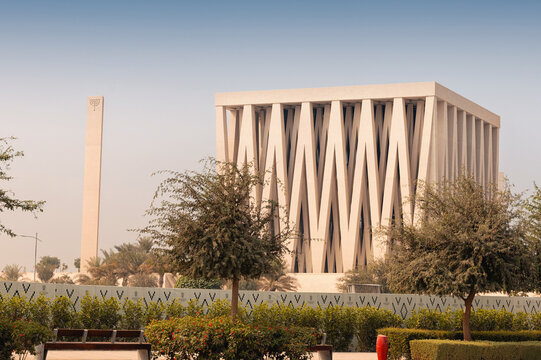 6 December 2025, Abu Dhabi, UAE: Moses Ben Maimon Synagogue, part of Abrahamic Family House, symbolizing interfaith dialogue and coexistence