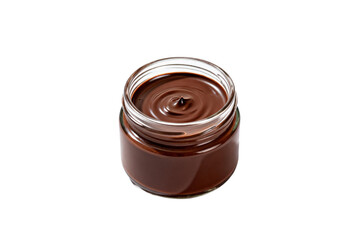 A jar of delicious chocolate spread for baking and eating