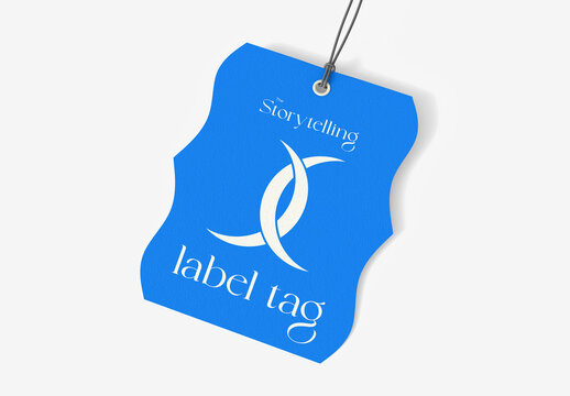 Minimal Hang Tag Mockup