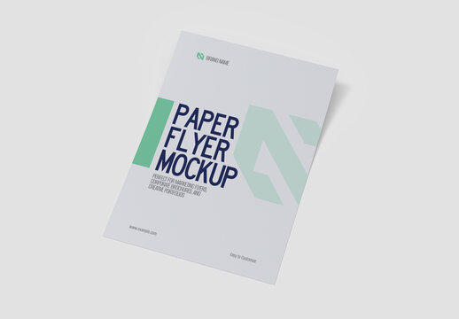 Paper Flyer Mockup