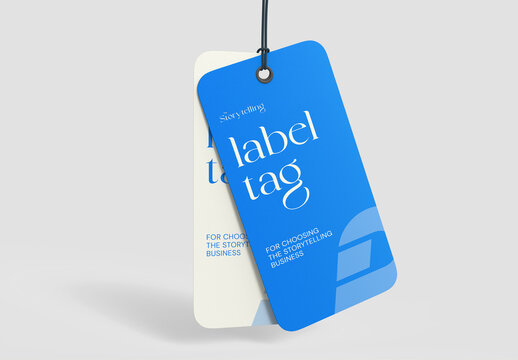 Label Tag Mockup