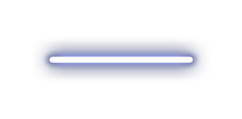 Long grey neon line sign. Glowing vibrant neon light. Neon sign design. Bright illuminated sign. Electric grey line on transparent background. Modern glowing effect. Digital neon art elements PNG