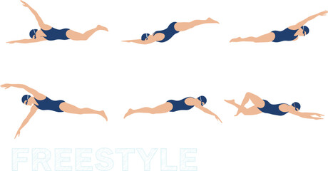 Vector Collection of Pink Strawberry Ice Cream Scoops in Waffle Cones, with One Melting, Ideal for Summer Treats, Dessert Menus, Sweet Food, and Graphic Design.