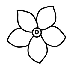 forget me not Flower Floral Natural organic line hand drawn Flora beautiful
