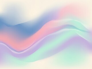 Abstract pastel gradients and soft flowing colors creating a tranquil and ethereal atmosphere with a smooth, gentle aesthetic for backgrounds