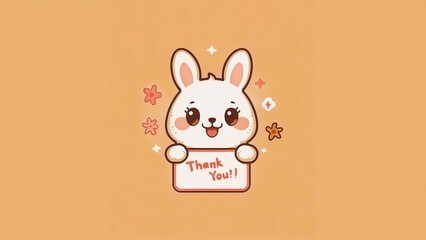 Obraz premium easter card with bunny