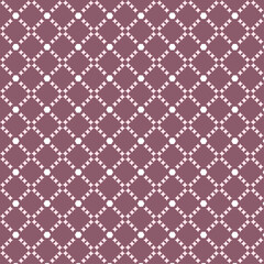 Geometric Diamond Lattice Pattern in Dusty Rose - Elegant Trellis Design with Hexagons
