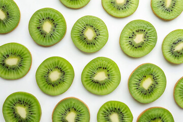 Fototapeta premium slices of kiwi