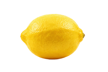 Bright yellow lemon with smooth skin and fresh appearance