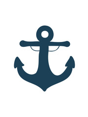 old-fashioned anchor close-up illustration