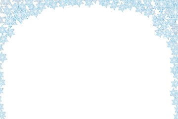 blue snowflake christmas background