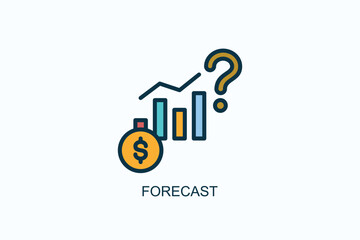 Forecast Icon Or Logo Isolated Vector Illustration