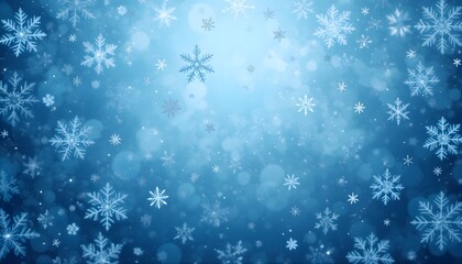 Christmas background with snowflakes