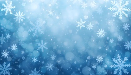 Christmas background with snowflakes