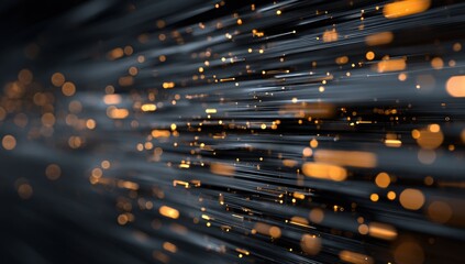 Abstract digital streams of light