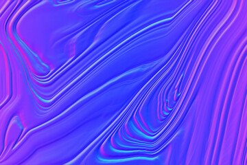 Extremely vibrant normal map texture with blue and purple fluid lines. Ideal for 3D modeling, gaming, and cutting-edge digital art.