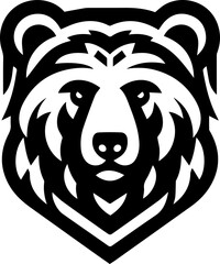 Bear logo silhouette vector illustration  for your brand