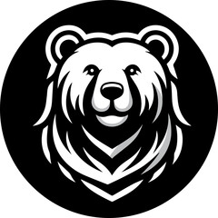 Bear logo silhouette vector illustration  for your brand