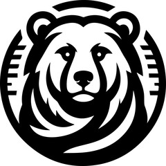 Bear logo silhouette vector illustration  for your brand