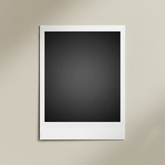 Blank Instant Photo Frame Mockup