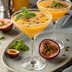 fresh tomato juice with basil