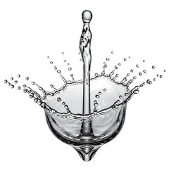 Dynamic water splash captures liquid motion in stunning high-speed detail