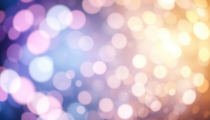 Fototapeta premium Softly glowing bokeh lights for celebrations and elegant event backgrounds or presentations