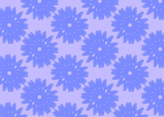 Pastel purple color flower art for manufacturing fabric design, pastel color