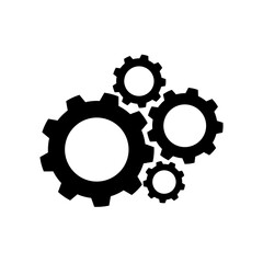 Gears icon representing settings, engineering, mechanism, collaboration, and industrial technology