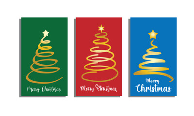 christmas tree made of colorful paper