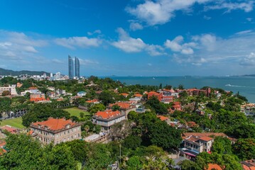 The scenery of Xiamen Gulangyu island