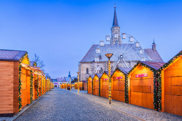 Cluj Christmas Market, Romania. Vibrant winter celebration in historical Transylvania