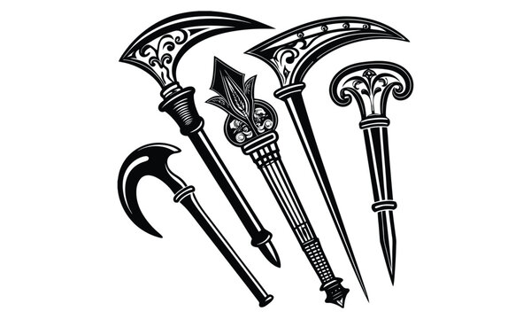 kujang vector design bundle