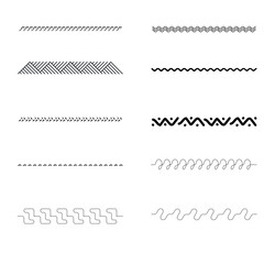 set of vector icons for design