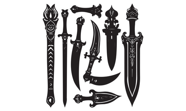 kujang vector design bundle