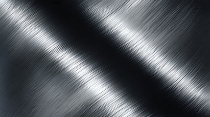 Close-up abstract view of brushed metallic surface, exuding a sense of industrial modernity 