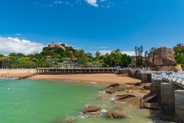 The scenery of Xiamen Gulangyu island