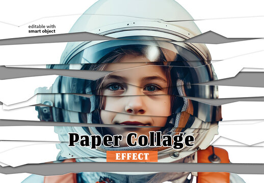 Paper Collage Photo Effect