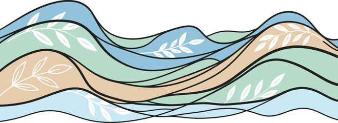 Abstract geometric composition with vibrant color gradients and clean lines suitable for modern graphic design projects and digital art