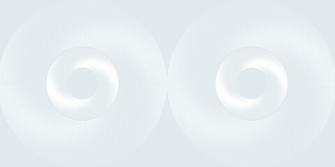 Abstract geometric background with subtle white circles. Modern overlapping circle line pattern. Futuristic concept for covers, posters, banners, brochures, presentations, and flyers.