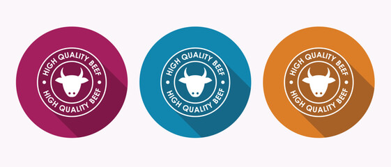 Colorful High Quality Beef Labels for Branding and Marketing