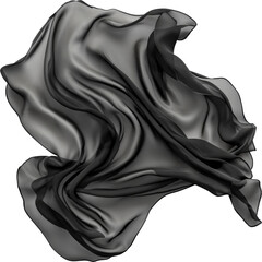 black silk satin fabric background