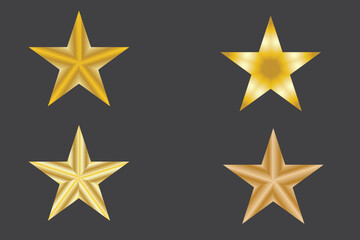 Golden stars on dark background, symbolizing excellence and achievement