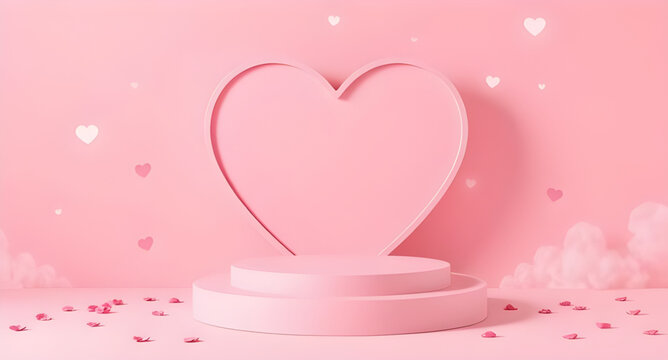 heartpodium, lovepodium, romanticstage, heartstage, lovestage, valentinedecor, weddingdecor, romanticdecor, lovescene, heartscene, romanticbackground, lovebackground, heartdisplay, productdisplay, pro