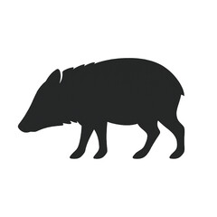 vector illustration of a pig head