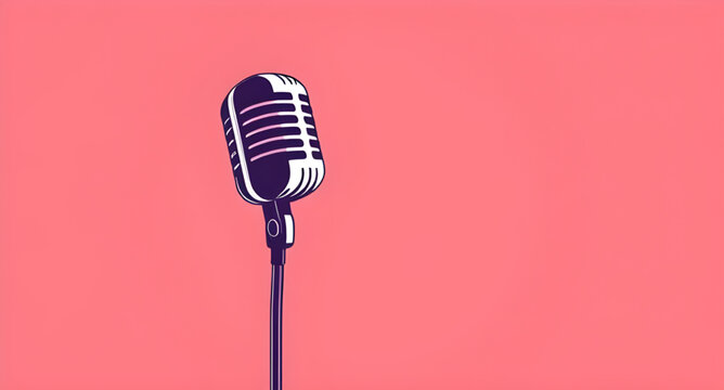 retro microphone icon vector, vintage microphone illustration, old-fashioned microphone clipart, classic mic vector, retro radio microphone, hand-drawn microphone icon, retro music microphone, studio 