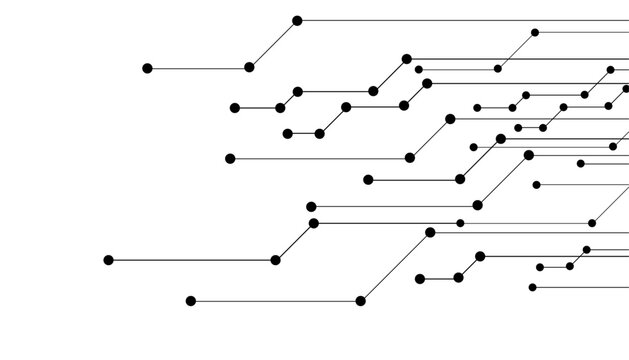Abstracts connect lines and dots. Technology graphic Network background.
