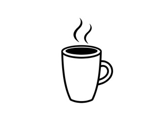 cup of coffee silhouette art, hot coffee cup icon silhouette, cafe beverage silhouette vector, black coffee mug silhouette icon, espresso cup silhouette vector, steaming coffee mug silhouette illustra